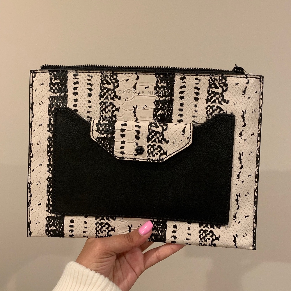 Black and White clutch
